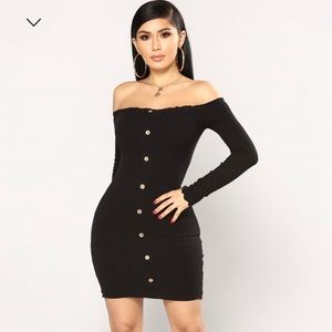 Fashion Nova Short Black Dress